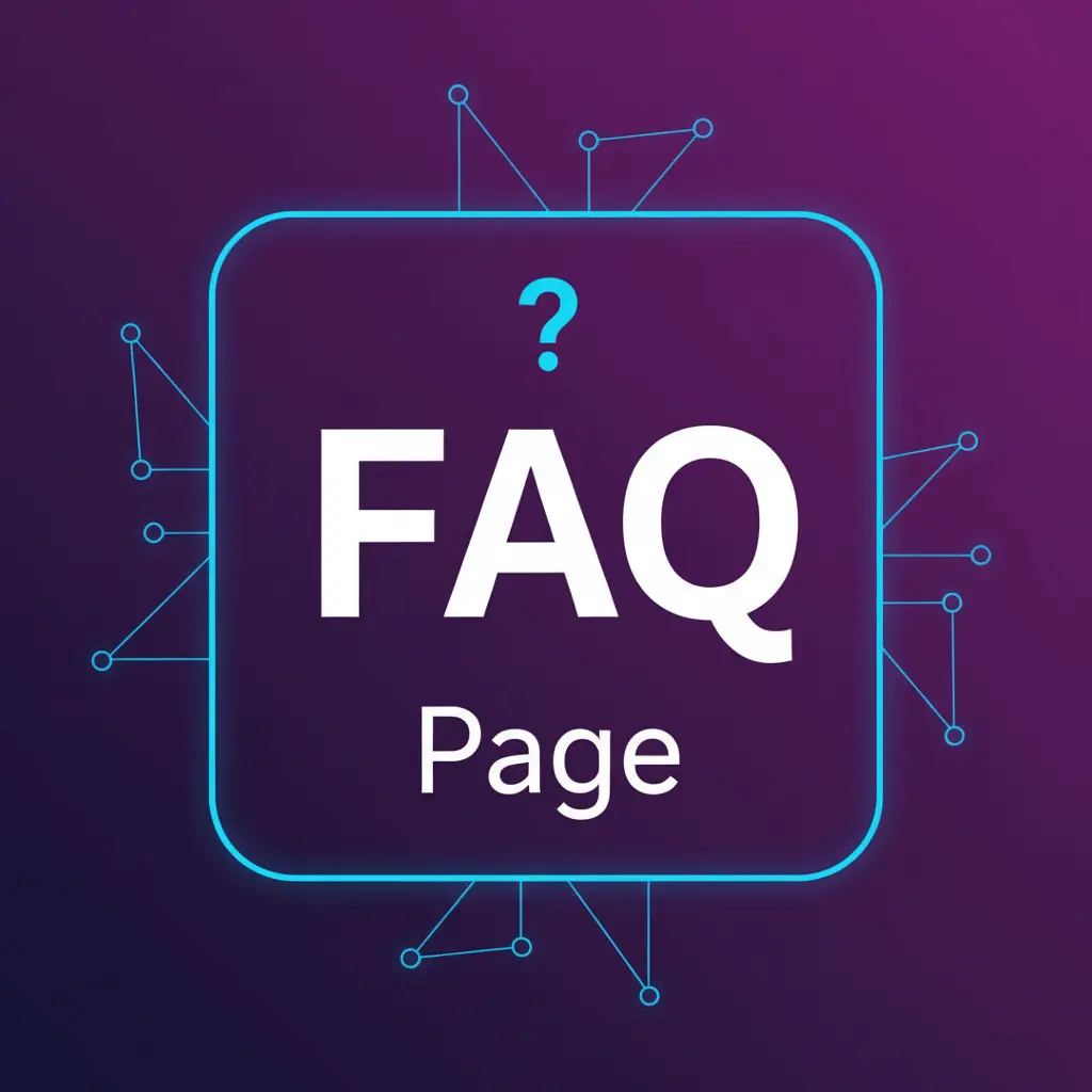 Modern, deep purple graphic showing floating question marks and an answer symbol, symbolizing the Octopus Energy FAQ.